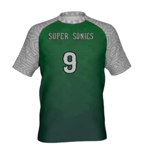 Super Sonics Inspired Soccer Jersey