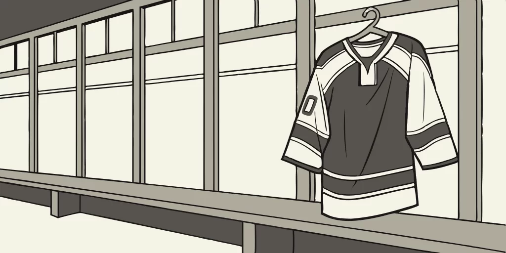 Vintage Los Angeles Kings jersey.