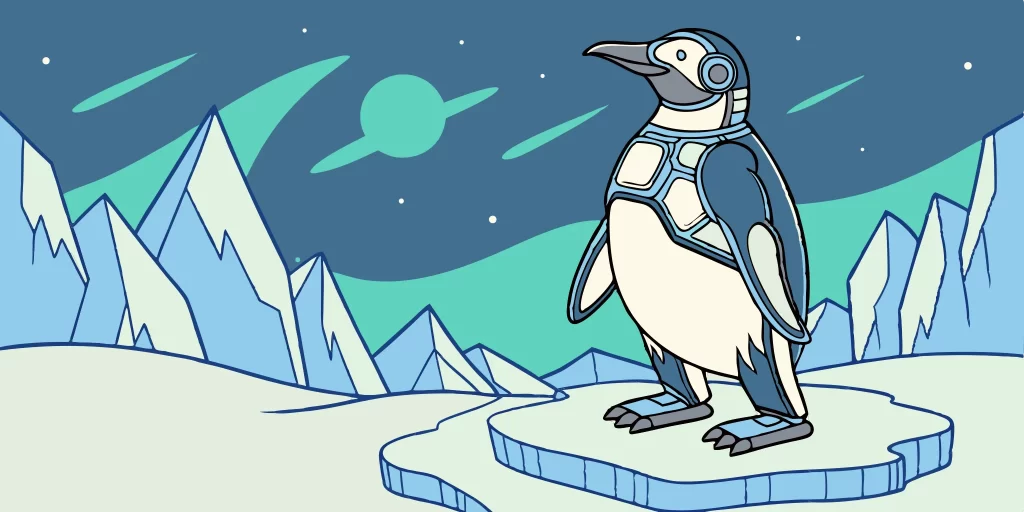 RoboPenguin jersey on a player.