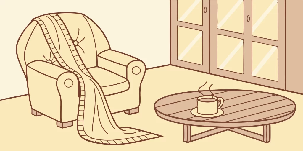 Men's sweater size chart.