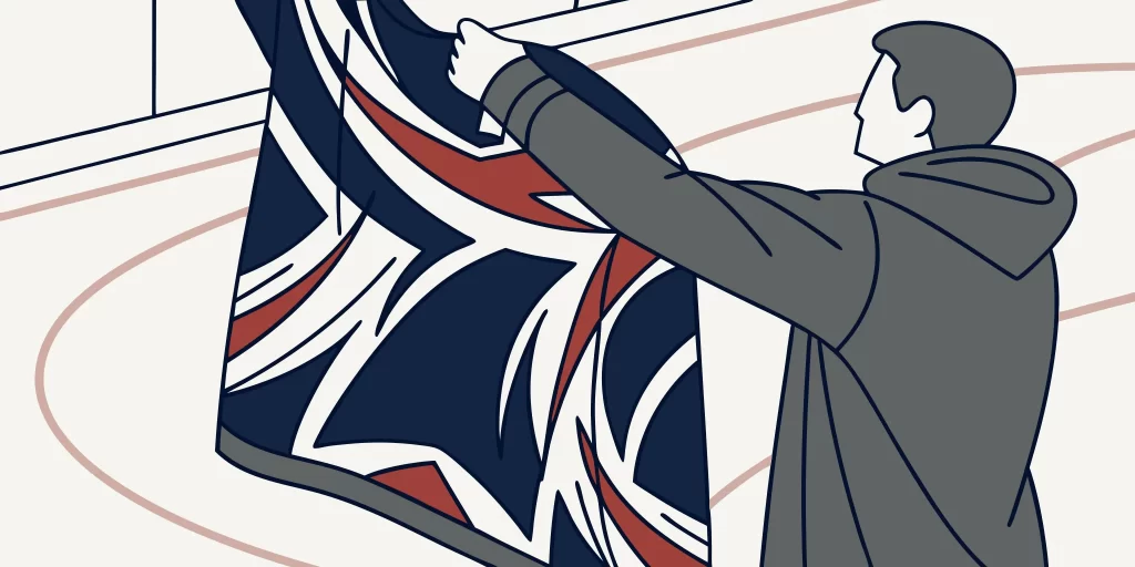 Custom hockey sweatshirt with bold team logo.