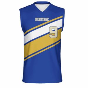 Cross-Striped Basketball Jersey