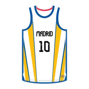 Madrid Inspired Basketball Jersey