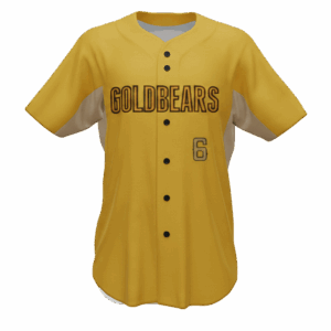 2-Color Full Button Baseball Jersey