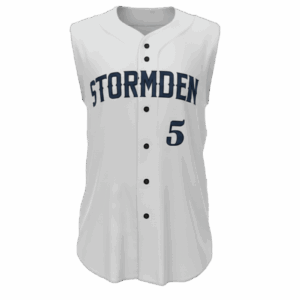 Athletics Inspired Full Button Jersey