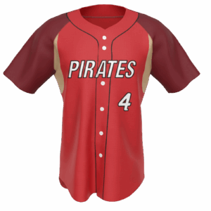 Bandit Inspired Full Button Baseball Jersey