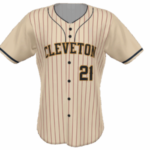 Cleveland Inspired Full Button Baseball Jersey