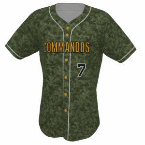 Cobra Inspired Full Button Baseball Jersey