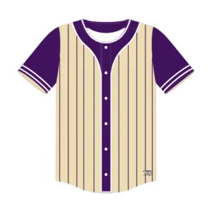 2-Color Full Button Baseball Jersey