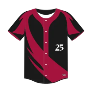 Athletics Inspired Full Button Jersey