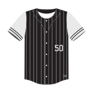 Bandit Inspired Full Button Baseball Jersey