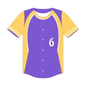 Patriots Inspired Full Button Baseball Jersey