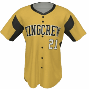 Royal Inspired Full Button Baseball Jersey