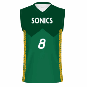 Sonics Inspired Basketball Reversible Jersey